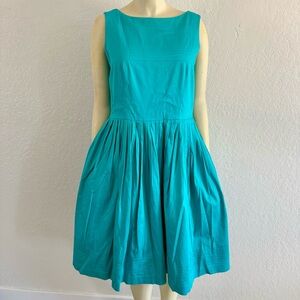 ANN KLEIN Dress Size 10 Green Career Office Cocktail Contemporary Knee length